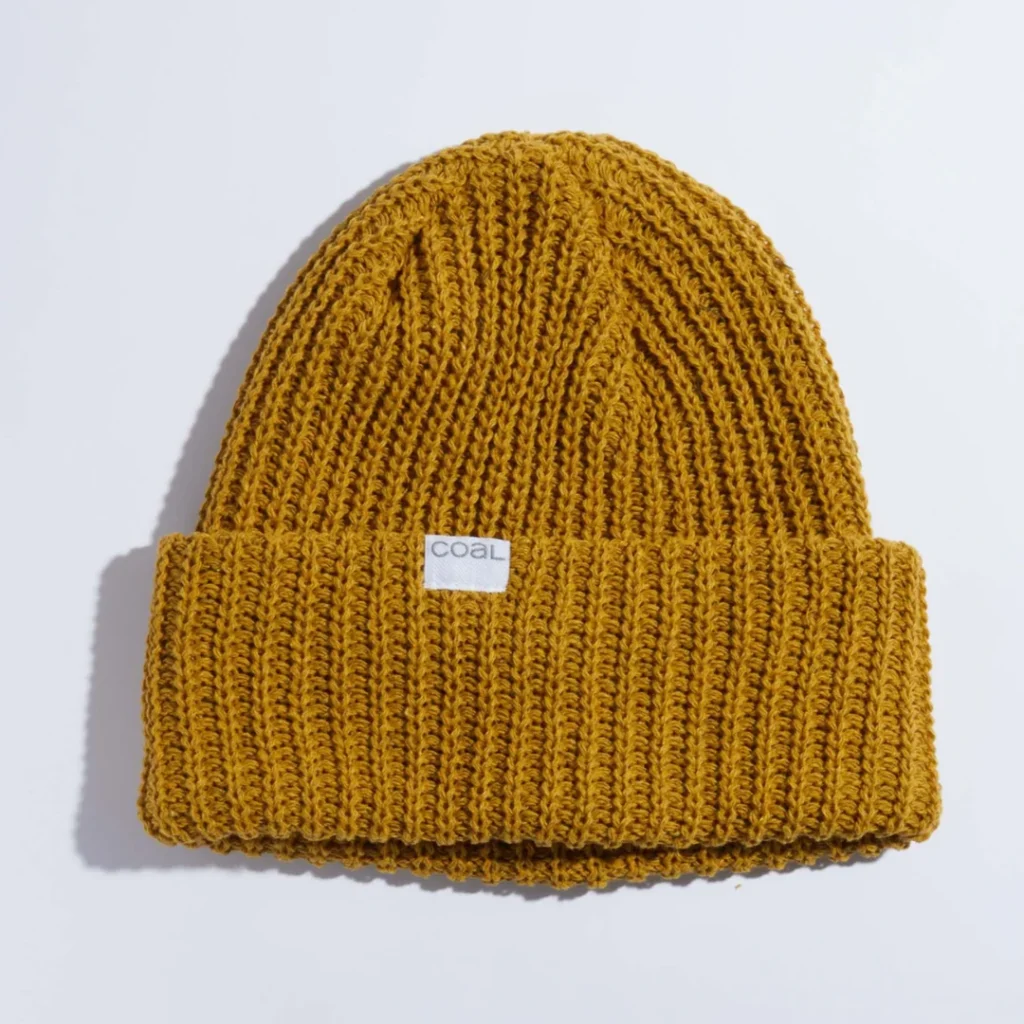 Recycled Mustard Yellow Eddie Coal Headwear Hat