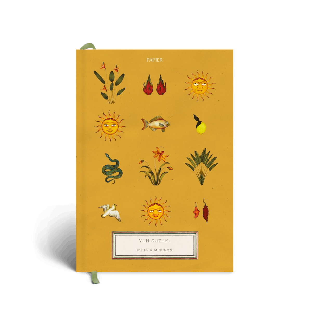 Capture your thoughts sustainably with Papier's Personalized Eco-Conscious Journals, like the Sun Life Hardcover Notebook. Perfect for Sustainable Corporate Gifts.