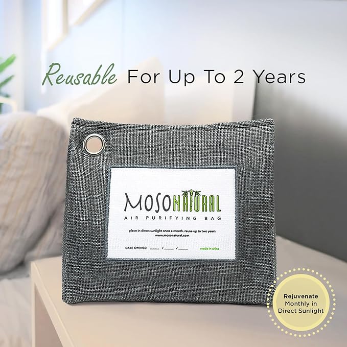 Charcoal Moso Natural Air Purifying Bag: Safe Air Fresheners