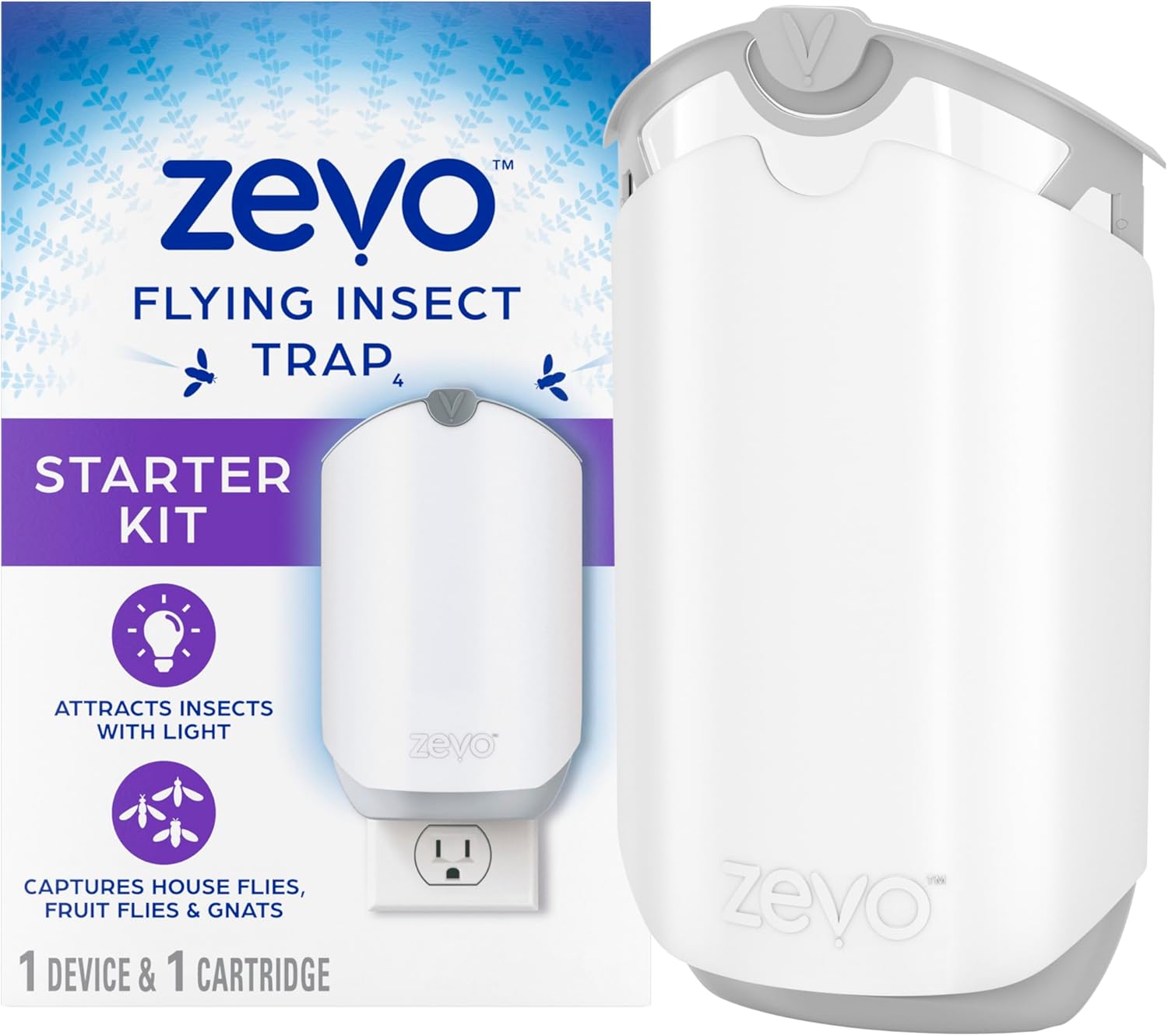 Zevo brand plug-in light trap for insects